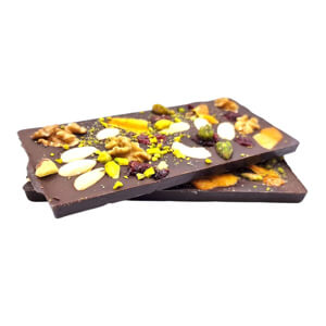 Walnut Tree Fruit & Nut Dark Chocolate Bar - 2 Pack